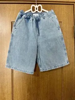 【美品】GLOBAL WORK ハーフパンツ 150cm ライトブルー