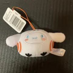 シナモロール ふわふわカラフルシマエナガマスコット オレンジ