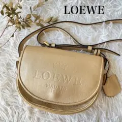 【大人気】 ロエベ ヘリテージ ショルダーバッグ ゴールド ポシェット