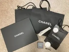 CHANEL 箱 紙袋 リボン カメリア