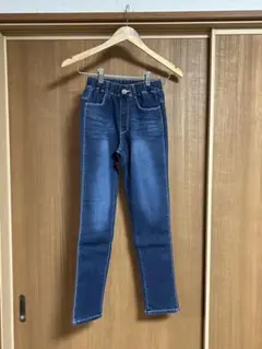 bp KIDS デニムスキニーパンツ ハートポケット