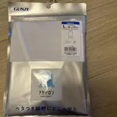 GUNZE アセドロン Vネックスリーブレスシャツ Lサイズ