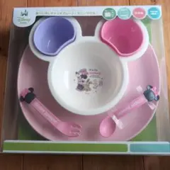 Disney ミニーマウス ベビー用食器セット