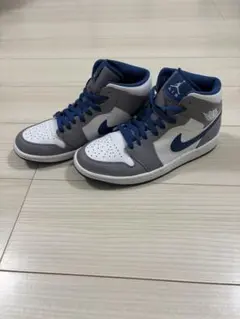 AIR JORDAN 1 MID TRUE BLUE