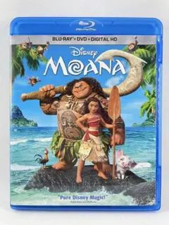 Disney 北米版 モアナと伝説の海 純正ケースとDVDのみ