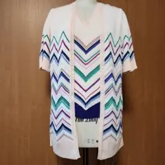 MISSONI カーディガン アンサンブル ジグザグ