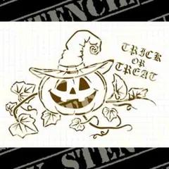 ステンシルシート　【H-7】　ハロウィン　Halloween