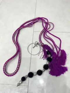 成人式/振袖/浴衣 小物!!ageha小悪魔!!帯締め/パープル