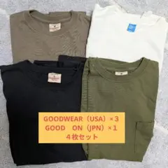 goodwear USA ３枚　good on １枚　４枚セット