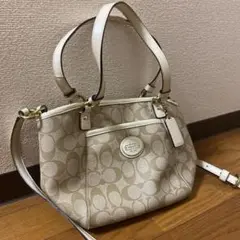 COACH コーチ ショルダーバッグベージュレディース肩掛け