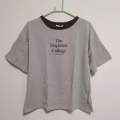 tera　リンガーTシャツ M　淡色