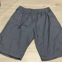 グレーハーフパンツ ウエストゴム付き