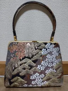 和装用バッグ 総刺繍入り金鷲印 成人式