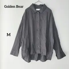 Golde Bear ゴールデンベア オーバーサイズ シャツ ダークグレー M