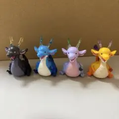 虹龍さん　2 ガチャガチャ　4体セット