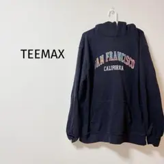 02126 ネイビー SAN FRANCISCO パーカー TEEMAX