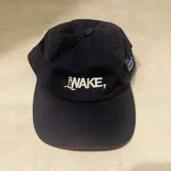 ALWAYTH for WAKE. 刺繍ロゴ ベースボールキャップ ネイビー