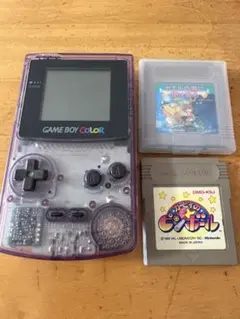 ジャンク ゲームボーイカラー 本体 クリアパープル ニンテンドー
