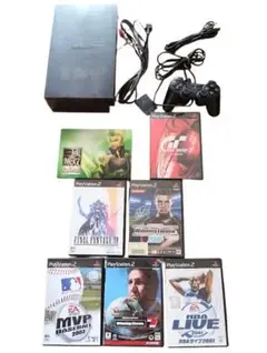 ＰＳ２ 本体セット＜ソフト７本；真・三國無双5、グランツーリスモ3、ＦＦXII＞