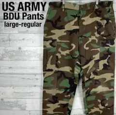 USARMY リップストップ ウッドランド カモフラ BDU ミリタリーパンツ