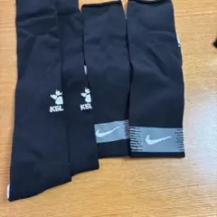 Nike 、KELME.ブラック ソックス 合計2足セット　25〜27㎝