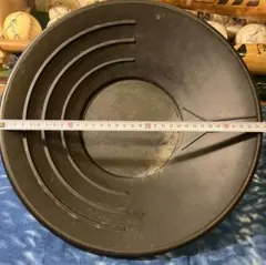 【ゴールドパン パン皿】約34cm ブラック 砂金採り用 採鉱 選鉱 採集用品