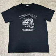 Columbia グラフィックTシャツ 黒