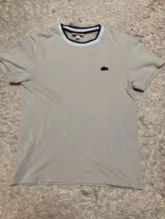 Lacoste ベージュ クルーネック Tシャツ US 2