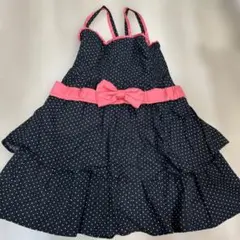 【美品】INGNI First ドット柄ノースリーブワンピース140サイズ
