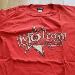 VOLCOM 赤 Tシャツ Sサイズ
