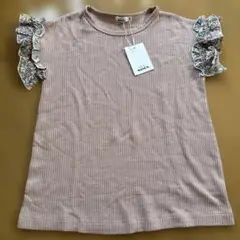 新品PAIR MANON グレイピンク 半袖シャツ 150