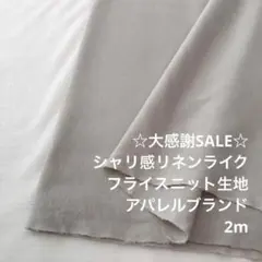 A8X/6945-03◆2m 感謝祭/綿レーヨン混フライスニット生地/アパレル