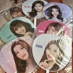 twice サナ　うちわセット