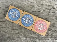新品、SEX WAX 3個セット サーフィン ワックス ブルー/レッドラベル