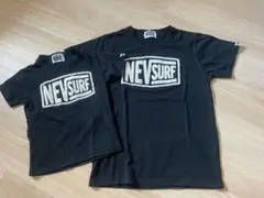 NEVSURF Tシャツセット 親子双子コーデ ブラック お揃い 110 160