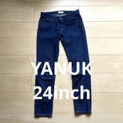 YANUK ヤヌーク パトリシア 24 スキニーデニム パンツ 濃紺 色番RIN