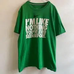 T-165 Nike プリント Tシャツ グリーン Lサイズ