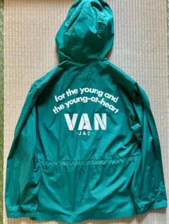 VAN JACKET レインパーカー ジャケット グリーン 古着 80s 〜