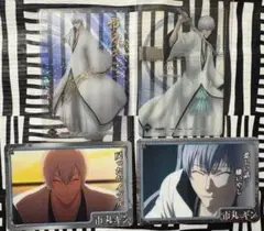 BLEACH クリアコレクション 2＆5 市丸ギン 箔押し サイン 計4点