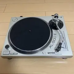 Gemini XL-500II ターンテーブル RCAケーブル付 作動確認済み] Gemini XL-500II ターンテーブル DJ機材