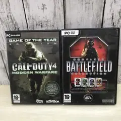 PCゲーム BATTLEFLELD , CALL OF DUTY4