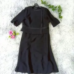 【SONIA BALENCIA】ワンピース アンサンブル (17AR) 黒 美品
