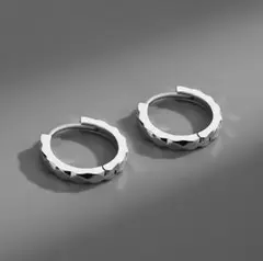 ♥️早い者勝ち♥️シルバー　メンズ　アクセサリー　ピアス　フープ　シンプル　人気