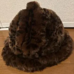 KANGOL カンゴール ファーバケットハット レオパード　Fukase着用