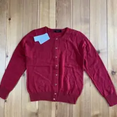 ケティ★新品　écruefil 赤 カーディガン