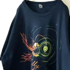 ネクストレベル Chijjy Water Tシャツ XL ネイビー 紺色 古着