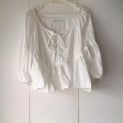 4【美品】APIECE APART NEWYORK ボリュームスリーブブラウス