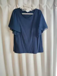 スタジオクリップ　袖シフォンプルオーパー