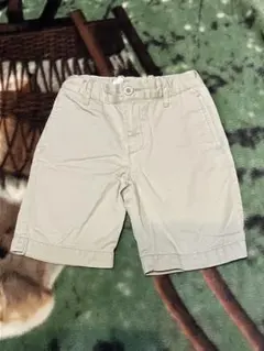 未使用　キッズベージュ ハーフパンツ 110サイズ