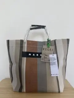 マルニ　MARNI ストライプ　レディース　トートバッグ　新品未使用品！